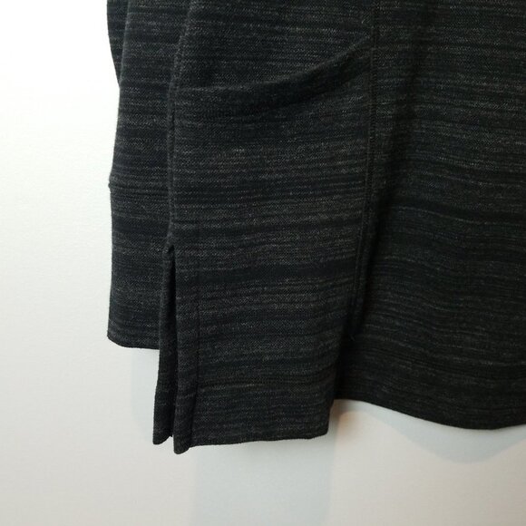 Duluth Trading  tunic sweater pockets long sleeves Dark Gray / Black Medium - Picture 4 of 6